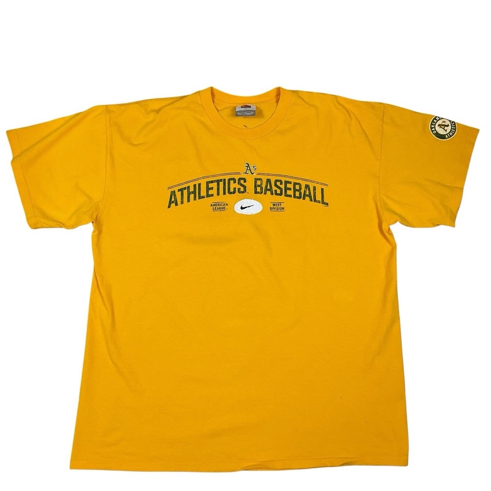 Nike Dri-Fit MLB Oakland Athletics A's Baseball Short Sleeve T-Shirt Men's XL